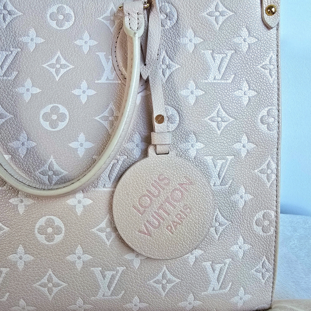 AUTHENTIC Louis Vuitton OnTheGo MM Limited Edition Spring In The City Empreinte - Picture 4 of 15